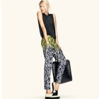 Free Shipping 2012 Fashion Womne's  gradient Flower printing cotton tight pantyhose Size:XS-XXL