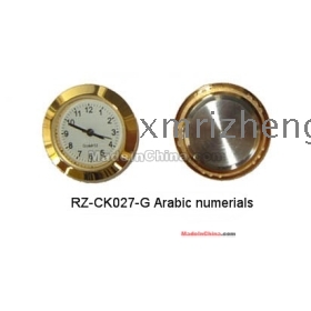 27mm clock inserts/clock fit-ups on hot sales/Metal clock items