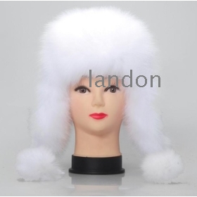 Wholesale/retail ladies fur hats,Woman's cap, genuine fox fur cap,ladies hats, genuine fox fur hat,free shipping,ID:H07