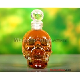 Retail 350ML Crystal Skull  Shot Glass vodka beverage bottle,cristal skull glasses cup/decanter