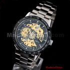 Hot Sale Brand New Automatic Mechanical Movement Men's Fashion Watch Watches Wristwatch Free Shipping(A68228) 