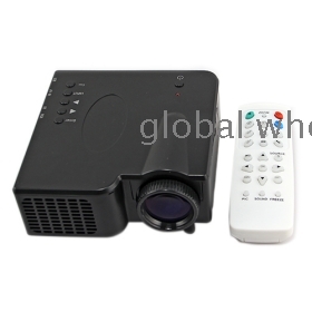 Mini AV LED Digital Projector Resolution RM/RMVB projection + IR Remote Control free shipping, wholesale,# 160042