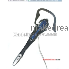 Mini Headphone Headset Microphone for 3.5mm Single side earhook earphones      