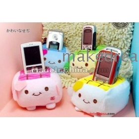 Plush toys Japanese mobile phone a super cute bean curd 4 color can be chosen