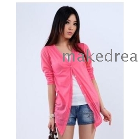 Long summer wear women's clothing transparent bask in thin air conditioning unlined upper garment