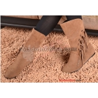 Winter in the new female boots increased a tassel of diamond naked boots tube boots female shoes         