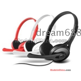 Wearing headphones for stereo headset headphones notebook computer game
