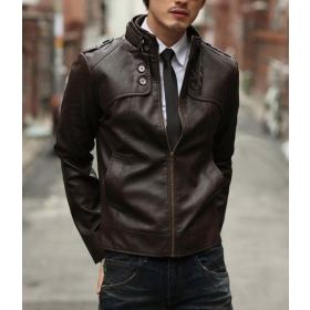  hot sale!!! Qiu dong British cultivate one's morality men's best-selling leather jacket men's LiLing jacket pu man coat men's jacket