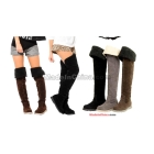 Promotion price!!! new women's winter snow boots tall canister boots flat boots size 34 35 36 37 38 39 40 41 42 43   