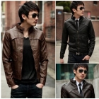 Promotion price!!! free shipping brand new men's Fashion leisure coat cultivate clothing size M L XL XXL Z3