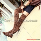  k Spring elastic shoe show thin grind arenaceous pile increased in female boots over-the-knee boots boots
