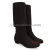     m High boots female boots knee-high boots show thin new winter shoes flat cotton boots suede boots in Korea