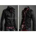 Promotion price!!! free shipping brand new men's leisure jacket thick coat size M L XL XXL w1