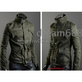 free shipping brand new men's leisure jacket thick coat size M L XL XXL goodagain668