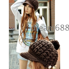 hot sale free shipping brand new women's Fashionable Leisure hat knitting hat f6