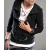 hot sale!!! free shipping brand new men's Fashionable clothing knitting LiLing buckle design coat size M L XL Y1