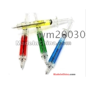 20pcs\lot  Free Shipping best Christmas gift,crazy hot nurse shall syringe / needle pen / ball pen,Korea Stationery,