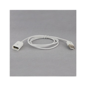 Free shipping-USB Extension Cable for      3G and  4G(White)