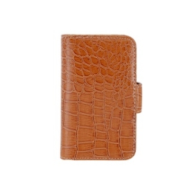 Free shipping- Leather Protective Case with Internal Plastic Shell for i/  (Brown)