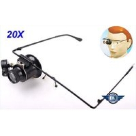 New Glasses Type Watch Repair 20X LED Magnifier ,Free shipping,40pcs/lot 
