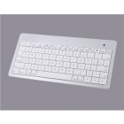 Free shipping--thin Wireless -enabled Keyboard with 80 Keys for  2 (White)