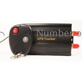 Vehicle Car GPS Tracker 103B Remote Conctrol+Shake Sensor Real-time Quad band