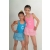 Free shipping wholesale girls kids swimwear swimsuits one piece for girls swimming suits 4 pcs/lot