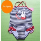 Free Shipping + gifts wholesale quality kids swimwear swimsuits for girls one piece girls swimming suits 14 pcs/lot