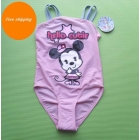 Free Shipping + gifts wholesale quality kids swimwear swimsuits for girls one piece girls swimming suits 7 pcs/lot