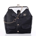 #1381 Amazing Lady's  Suit-like PU leather Shoulder Handbag