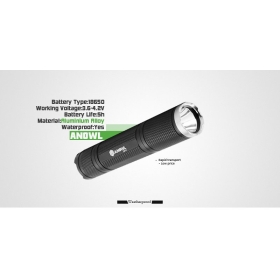 ANOWL 1 CREE XM-L  LED 1-mode  Flashlight water-proof brightness led light 