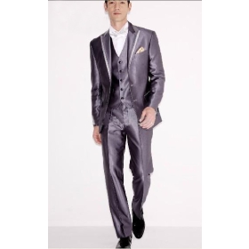 Wholesale cheap men's suits!!Free Shipping!!/Brand new Fashion black business suits,wedding suits/wedding tuxedo &Bridegroom suit/suit include Jacket+Pants+Tie+Vest / any Color Available 0040