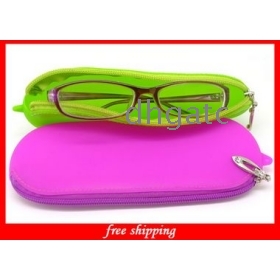 Zipper  Wallet Most Lovely Silicone Stylish Cosmetic Bag Silicone Glasses Bag Candy  Purse