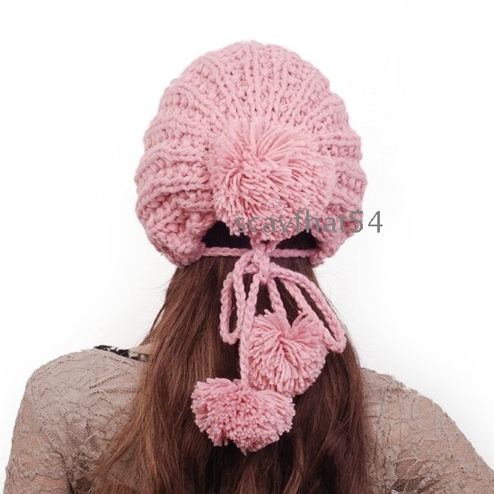 Girls Skull Caps Beanies/Knitted Wool Caps/Handmade Helmets Crochet Hat/Women Warm Soft Winter Knit Hats/8 Styles Color Mix Order/Ladies Fashion Designer Knitting Hats/New Arrivals/Retail/Freeshipping
