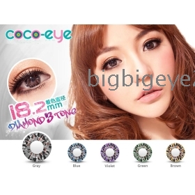 Free shipping -EYE diamond 3tone 18.2mm color contact lens/contact lneses/hot sell/3tone