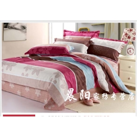 Free Shipping Lowest Price, Top quality! fine cotton printing bedding Coverlets bedding sets Quality is very good,( 4PCs )