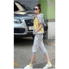 Ladies' leisure suits summer wear clothes who han edition, sport suit female spring new South Korea stripe suit big yards