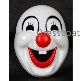 Children's cartoon show mask hard plastic clown mask
