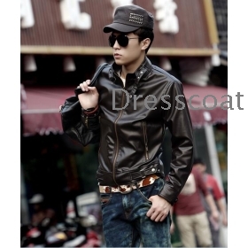 South Korea han edition short money LiLing leather motorcycle leather male/cultivate one's morality man coat male leather jackets
