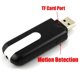 FREE SHIPPING New SPY Driver Hidden Camera Mini DV U 8 USB DISK DVR Motion Detection