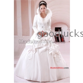 Free shipping Brand wedding dress vogue cotton winter marriage gauze new marriage gauze winter clothing