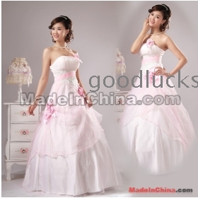 Free shipping Hs11017 one heart man 2011 new  bride wedding dress han edition