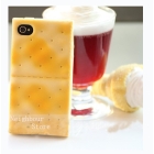 10pcs/lot New Soda Biscuit Style Quality TPU Case for i 4 , W/retail package, whole hot sale free shipping ( NBPCSDM)