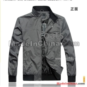 2011 autumn outfit extra large new jacket adds fertilizer increase code LiLing jacket coat recreational men's clothing thin coat