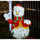 Free shipping 120cm 3.9 feet Chip-resistant Giant Lighted LED Commercial Grade Snowman Christmas Decoration Display,Acrylic Commercial ornament,Fully dimensional sculpture