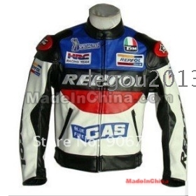 Free shipping DUHAN REPSOL PU men's motorcycle jacket motorcycle racing jacket PU leather motorcycle jacket                ng7