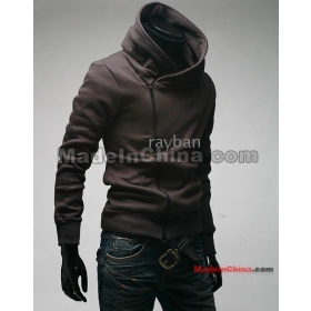 free shipping brand new men's clothing knitting thickening inclined zipper cap                 v103