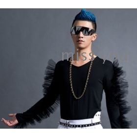 Male DS costumes nightclub male singer clothing modern male stage outfit 