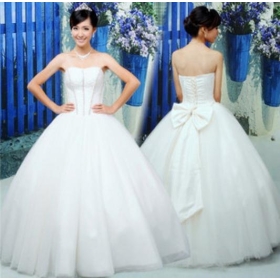 Freeshipping 2012 New Debut Gorgerous Korean style A-Line  wedding dress, gown  dress 