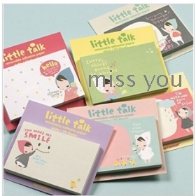 South Korea  brown cute girl note posted/N times stick/post-it note/post/message posted A040 